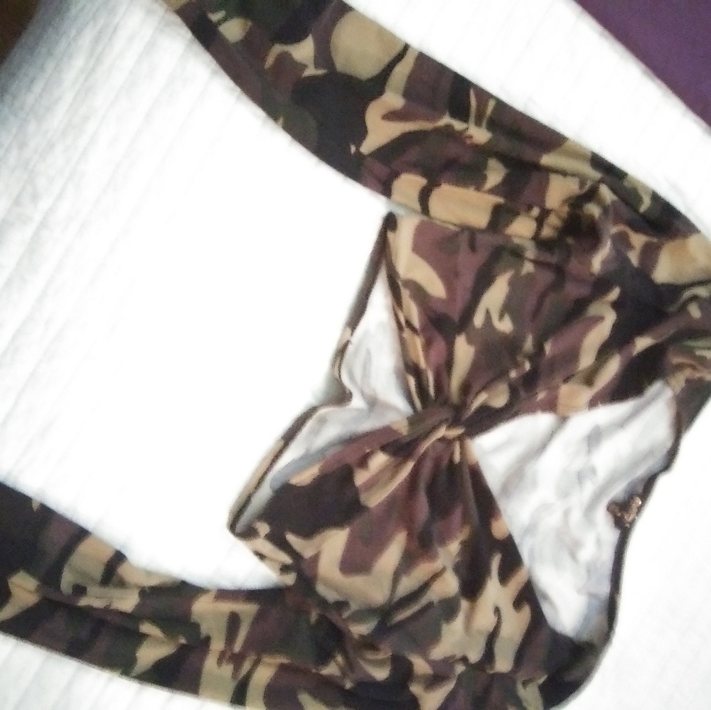 Camo Crop Top